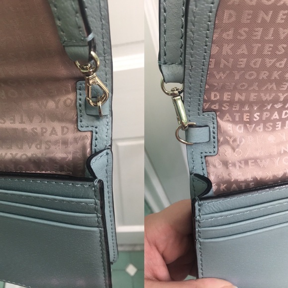 Kate Spade Mikka Grove Street Blue Crossbody Purse Bag - Picture 9 of 14